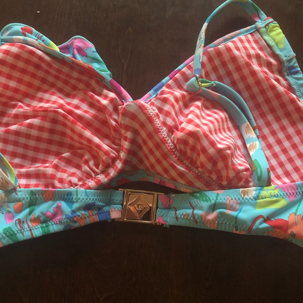 VERA BRADLEY Bloom Ruffle Swim Top - Picture 3 of 4